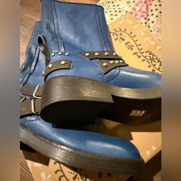 FREE PEOPLE We The Free Janey Engineer Boots New in Box - Picture 7 of 12